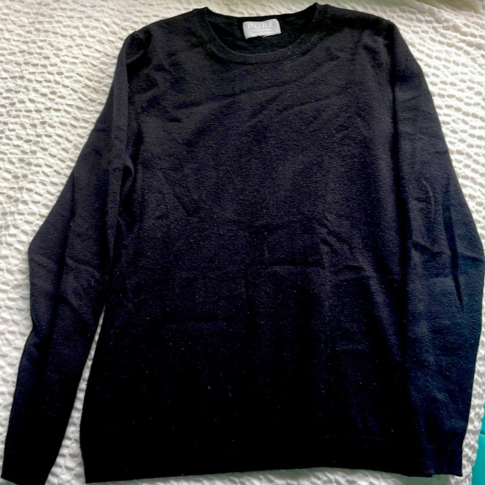 Black Cashmere long sleeve sweater